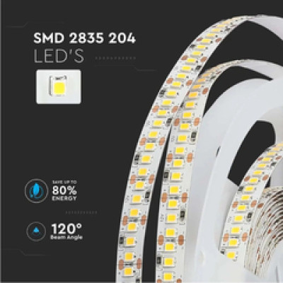 LED traka 1m, SMD 2835, 60LED/m, 17W, 12V, 3000K, IP20