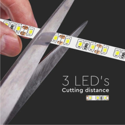 LED traka 1m, SMD 3528, 120LED/m, 8W, 12V, 3000K, IP20