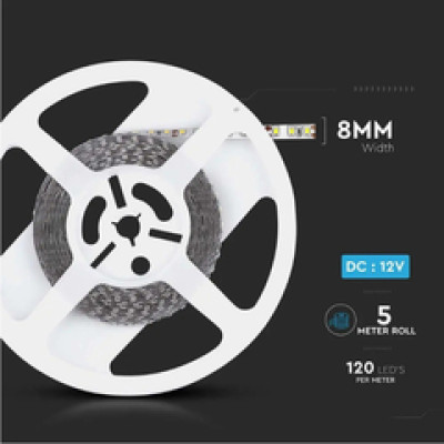 LED traka 1m, SMD 3528, 120LED/m, 8W, 12V, 3000K, IP20
