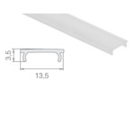 Pokrov mliječni  za HOME line ALU profile, 3m, EcoVision