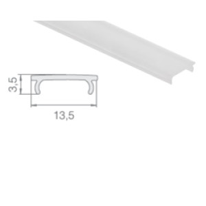 Pokrov mliječni  za HOME line ALU profile, 3m, EcoVision