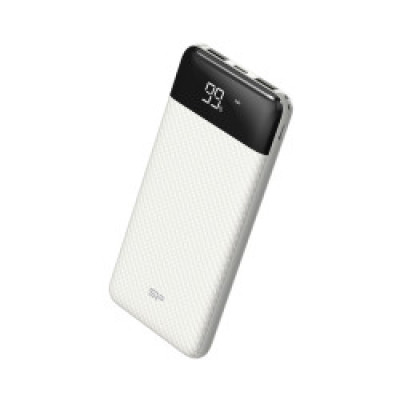 Silicon Power punjač Powerbank GP28, 10000mAh, 10.5W, 2×USB-A/1×USB-C (PD)/Micro USB, bijeli