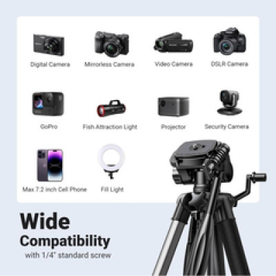 UGREEN LP661 Stativ tripod za foto i video, nosivost 5kg, visina 53.5-175cm