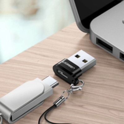 UGREEN adapter USB-C 3.1 (Ž) na USB-A 2.0 (M), crni