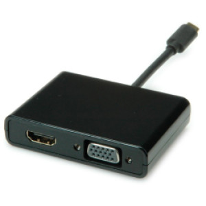 Adapter USB-C - VGA/HDMI (M/F), Standard