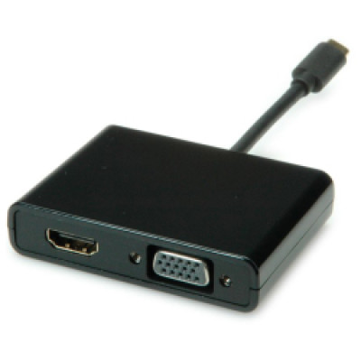 Adapter USB-C - VGA/HDMI (M/F)