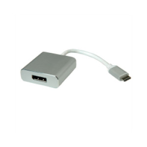 Adapter USB-C - DisplayPort v1.2, M/F, 0.1m, Roline