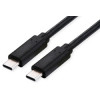 Kabel C - C, USB4 Gen2x2,    M/M, Emark, 100W, 1.0m, Roline