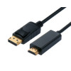 Kabel DisplayPort,   DP v1.2 - UHDTV (HDMI) , M/M, 2.0m, crni