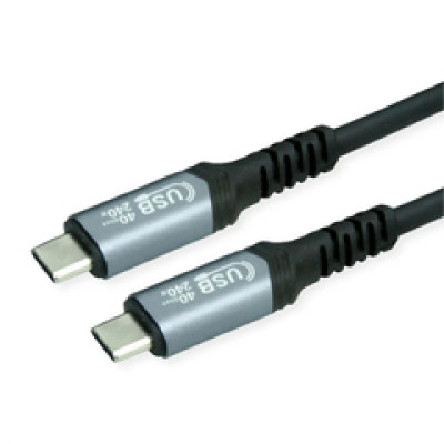 Kabel USB4 Gen3x2, with Emark, C–C, M/M, 240W, black, 1 m