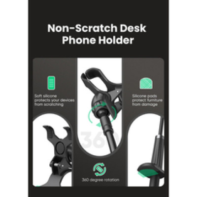 UGREEN držač za smartphone, fleksibilni, crni, 90cm