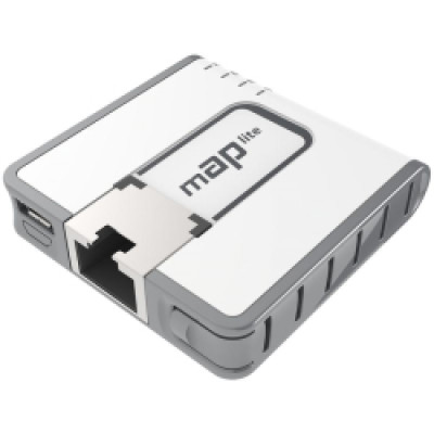 Mikrotik RBmAPL-2nD, mAP lite, 650Mhz CPU, 64MB RAM, 1×LAN