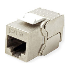 Konektor STP RJ45  Cat.6a/Class EA,cat.7 (tool-free), slim Keystone