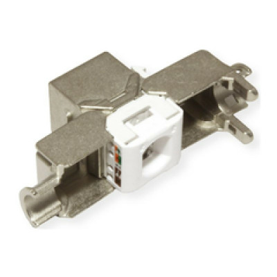 Konektor STP RJ45  Cat.6a/Class EA,cat.7 (tool-free), slim Keystone