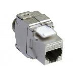 Konektor STP RJ45  Cat.6a, Cat.7 , tool less,  Keystone