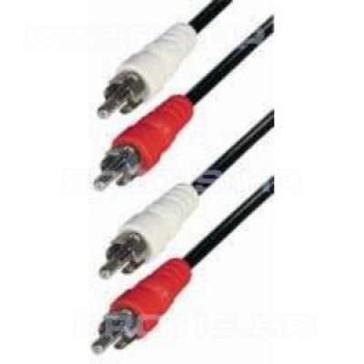 RCA Kabel • 2x RCA-plug (m)na 2x RCA-plug (m) • 2,5 m • stereo 