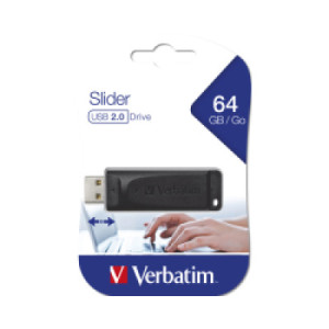 USB Stik  64GB, Verbatim USB2.0 Store'n'Go Slider- Akcija !!