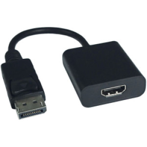 Adapter DisplayPort - HDMI, M/F, v1.4, HDR 10, 4K60, 0.15m, Roline VALUE