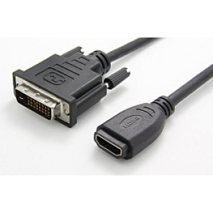 Adapter DVI-D - HDMI, M/F, 0.15m, Roline VALUE