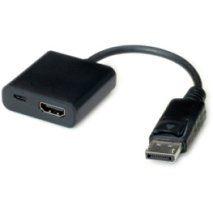 Roline VALUE adapter/kabel HDMI - DisplayPort, F/M, v1.2, 0.15m  /  12.99.3145