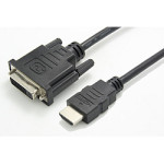 Adapter HDMI - DVI-D (24+1), M/F, 0.15m, Roline VALUE