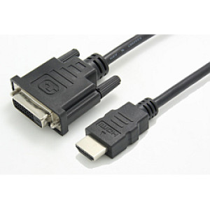Adapter HDMI - DVI-D (24+1), M/F, 0.15m, Roline VALUE