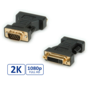 Adapter DVI-I (24+5) - VGA, F/M, Roline 