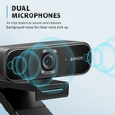 Anker PowerConf Web kamera C302 HD 2K/30fps, crna 