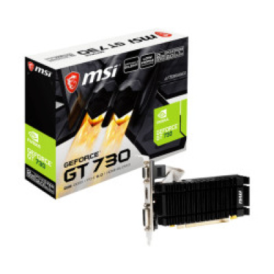 Grafička MSI GeForce GT730 2GB DDR3, PCIe, HDMI/VGA/DVI, Low Profile + LP bracket