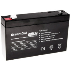 Green Cell (AGM12) baterija AGM 6V/7Ah