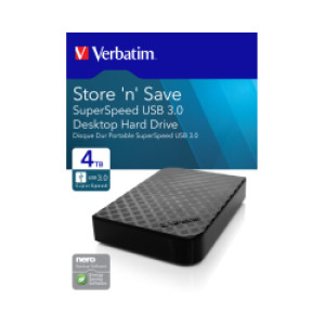 HDD USB  4TB  3,5"  Verbatim  Store'n Save