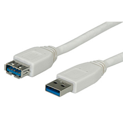 Roline VALUE USB3.0 kabel TIP A-A M/F, 1.8m (produžni)/11.99.8978