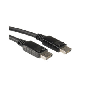 Roline VALUE DisplayPort kabel, DP-DP M/M, 5.0m, crni