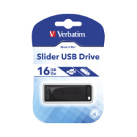 USB Stik 16GB, Verbatim USB2.0 Store'n'Go Slider