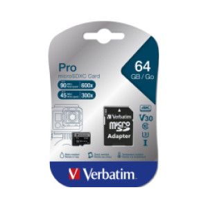Micro SDXC Pro  64GB   memorijska kartica Verbatim 