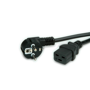 Roline VALUE naponski kabel, IEC320 C19 16A, 2.0m, crni