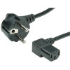 Naponski kabel, kutni IEC320 C13, 1.8m, crni