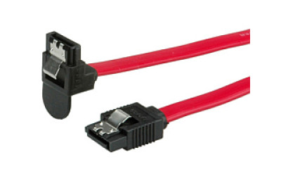 Roline SATA 6.0Gbit/s kabel, kutni, 1.0m