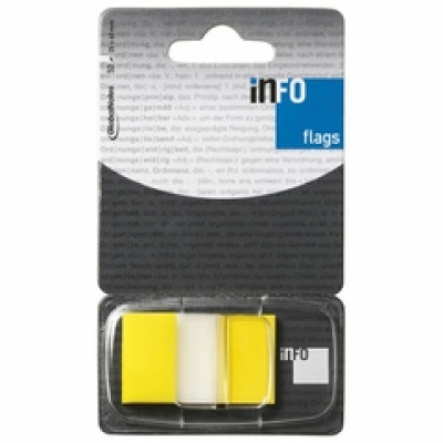 Zastavica 25,4x43,2mm 50L Global Notes 7728-50 žuto-prozirna blister