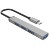 Orico 4-portni USB3.0 hub, USB-C, sivi 