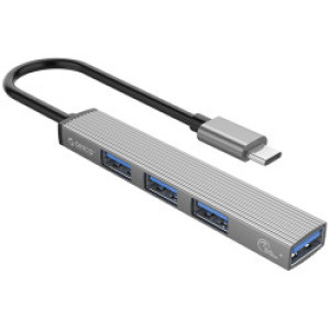 Orico 4-portni USB3.0 hub, USB-C, sivi (ORICO-AH-13-GY-BP)