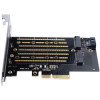 Orico M.2 NVME to PCI-E 3.0 x4, do 2TB×2 Single disk, Expansion Card 