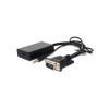 Adapter VGA+Audio - HDMI, M/F, 0.15m, crni, Roline VALUE