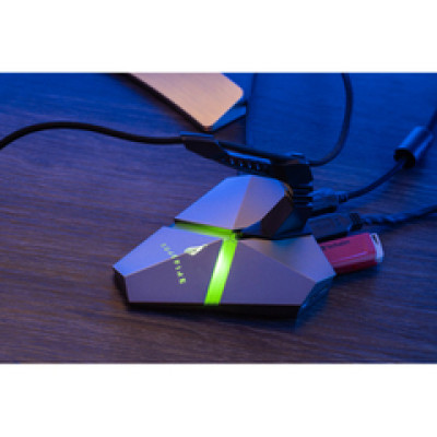 SureFire Axis igraći HUB - držač za miš 3×USB 3.2 Gen1, 1×MicroSD, RGB LED