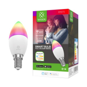 WOOX WiFi Smart LED RGB+CCT žarulja E14, 5W,  