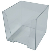 Blok kocka pvc 9,2x9,2x9,5cm - prazna Fornax prozirna