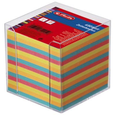 Blok kocka pvc 9x9x9cm s papirom u boji Herlitz  