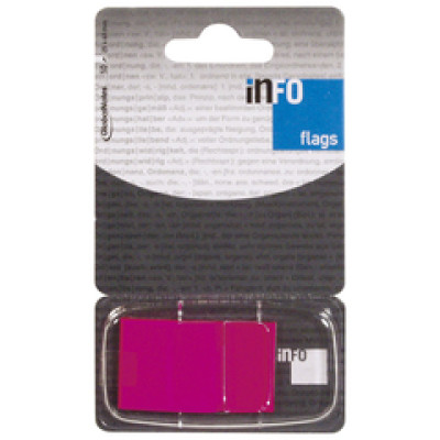Zastavica 25,4x43,2mm 50L Global Notes 7728-29 fluorescentno pink blister