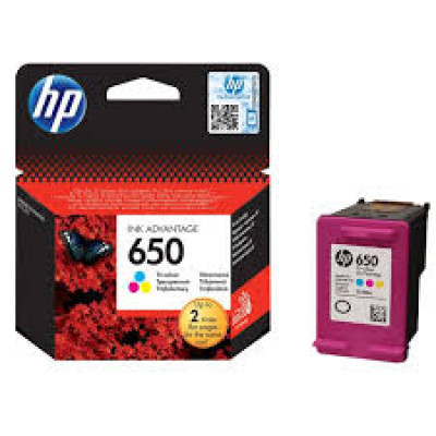 HP tinta 650, CZ102AE -tricolor