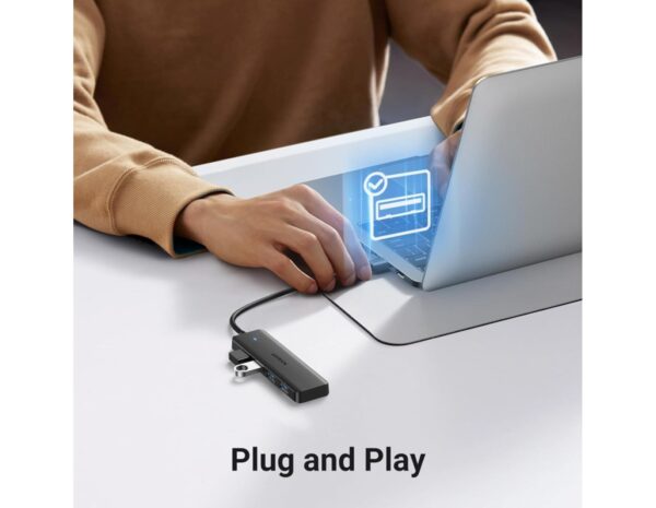 UGREEN 4-portni USB 3.0 Hub, crni, 1.0m - Slika 3